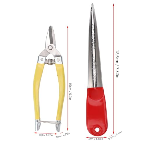 Fdit Professional Wicker Repair Tool Kit, Scissor Pry Tool for Rattan Weaving Furniture Repair and Maintenance - Image 2