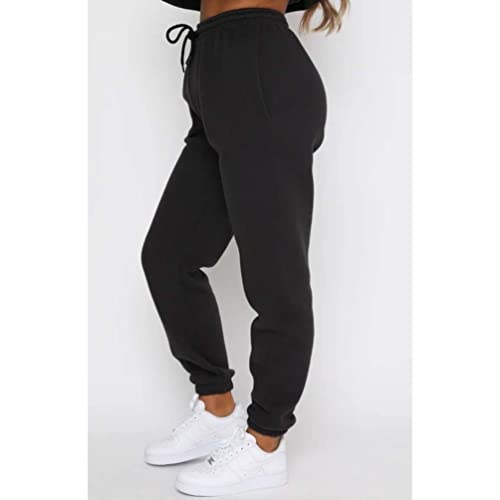Survêtement de sport de loisirs noir coupe ample fluide - 4
