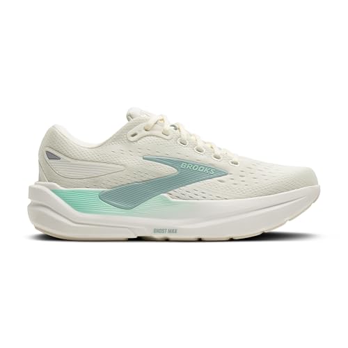 Image of Brooks Women's Ghost Max 3Sneaker, Coconut Yucca Gray Mist, 9.5 US