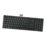 . Diseño: inglés de EE. UU. P Prettyia Laptop Black US Layout Keyboard para Toshiba Satellite C870 C870D C875 C875D