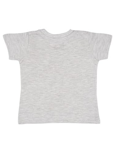 Image of BODYCARE Kids Inafant Placement Print Boys Round Neck Half Sleeves Cotton T-Shirt | Skin Friendly Regular Fit | Soft Breathable Fabric Comfortable & Durability | Pack of 1 | Mustard | Age 6-12 Months