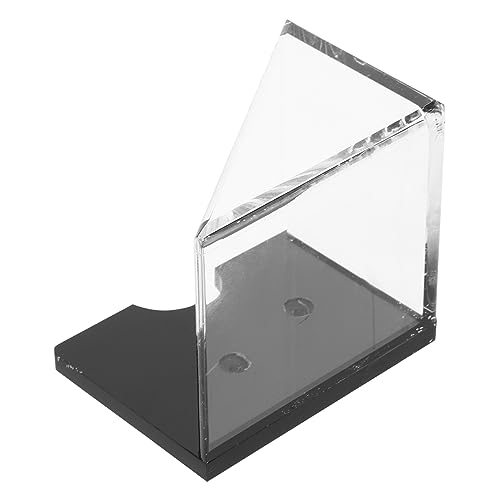 ibasenice Poker Box Acrylic Playing Card Stand Storage Box Poker Chip Holder Card Holder