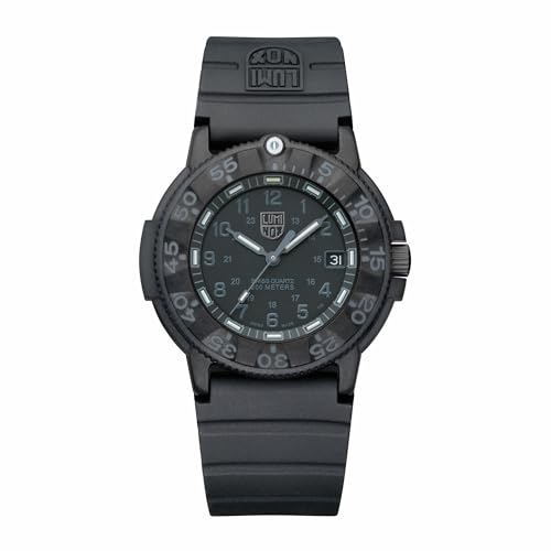 Image of Luminox - Original Navy Seal Watch - Mens Dive Watch - Watches for Men - 43mm - Swiss Quartz - 200M Water Resistant - Hardened Mineral Crystal - CARBONOX Case - Always Visible - Swiss Made