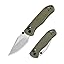 Clip Point Nitro-V Blade+Green Micarta Handle