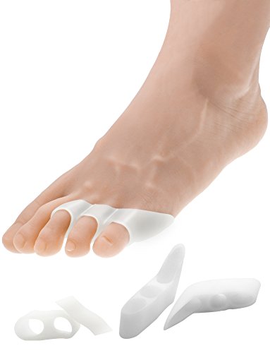 Tailor's Bunion Shield Gel Pinky Toe Spacers Bunionette Pads for Pinkie Toe