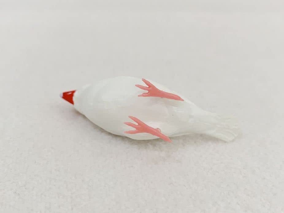 Amazon | 文鳥(白) フィギュア「雀と文鳥コレクション」5cmK4-8