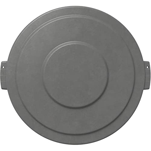 Image of SPARTA Bronco Trash Can Lid, 32 Gallon Waste Container Cover, Fits Bronco 32-Gallon Containers (Sold Separately), For Commercial Kitchen or Home Use, Heavy-Duty Polyethylene, Gray, (Pack of 4)