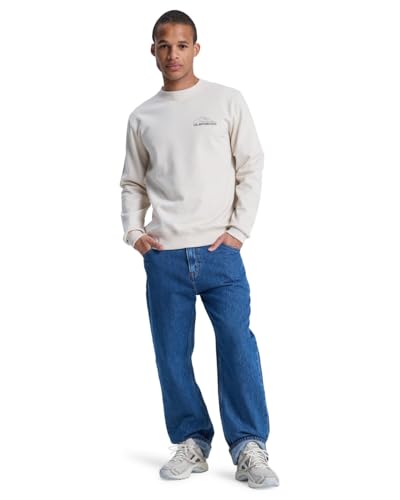Sweater Quiksilver Basic Graphic Crew Homme sweat-shirt en molleton doux col rond - 5