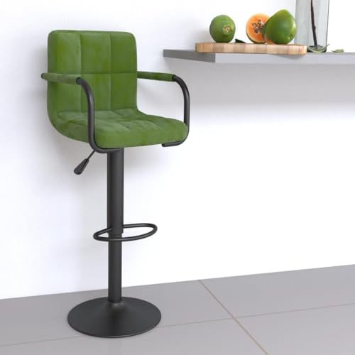Tabouret de bar en velours chic avec dossier ergonomique et structure robuste - 2
