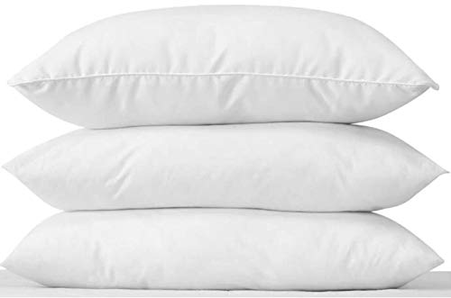 Taies d'oreiller de qualité hôtelière unies et douces couleur blanc de marque AUSA