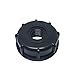 SENRISE IBC Connector, 1 adattatore serbatoio acqua da 1 pollice 60 mm filettatura grossa uscita per 1000 litri tonnellate di barili, barili IBC, serbatoio ecc