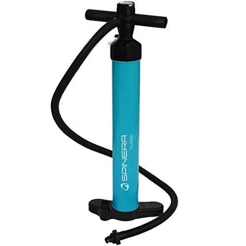 Spinera SUP & Kajak Handpumpen Doppelhub & Power-Pumpen mit Manometer Verschiedene Modelle & Volumen für aufblasbare Boards & Boote (Classic Double Action)