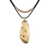GelConnie Collar de oro en capas para mujer, collar con colgante grueso dorado bohemio