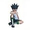 YLEAFUN 6-Piece Hunter X Hunter Anime PVC Figure Set - Gon, Killua, Chrollo 10cm Statues For Display