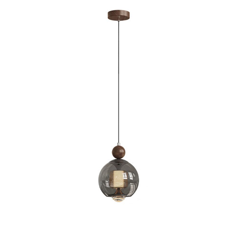 RSZCSMO Postmodern Minimalist 7.1-inch LED Bedroom Bedside Chandelier, Nordic Luxury Living Room Dining Room Glass Chandelier is Suitable for Corridor Bar Hotel,Lighting Fixture