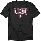 Loyola Marymount University Arch Logo Black Unisex Adult T Shirt, Black, M