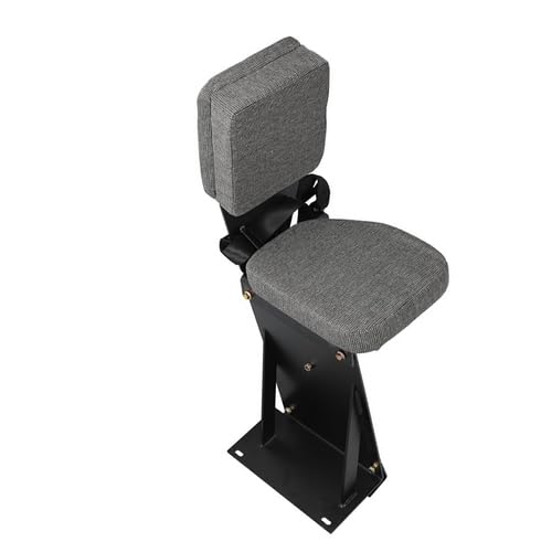 Side Kick Buddy Seat Assembly Fabric Gray fits Case IH 7110 7120 7130 7140 7150 7210 7220 7230 7240 7250 8910 8920 8930 8940 8950