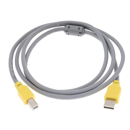 USB A to USB B Cable Replacement USB A to B MIDI Interface Cable Type-A to Type-B High Speed Cord Accessories for MIDI Keyboards Drums DJ Controllers - 1.5M