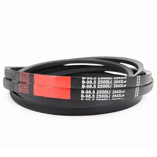 Courroies trapézoïdales de type B123 HWWEI en caoutchouc, 2 pièces