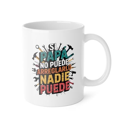 Catálogo para Comprar On-line ofertas dia del padre Top 10. 46 Taza Cerámica 11 oz Si Papá No Puede Arreglarlo Nadie Puede Regalo Para Papá Divertido Día del Padre Café Té Diseño Original Frase Graciosa Regalo Creativo Papá
