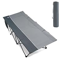 TIMBER RIDGE Feldbett klappbar XXL 150KG Tragbare Faltbare Campingliege einfach aufzubauen 193x71cm, 1 Pkerson Campingbett für Reisen, Outdoor, Indoor, Garten, Zelt und Karpfenangeln