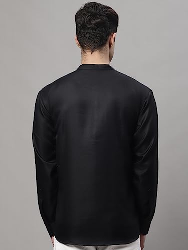 Image of Jompers Men's Cotton Solid Regular Kurta