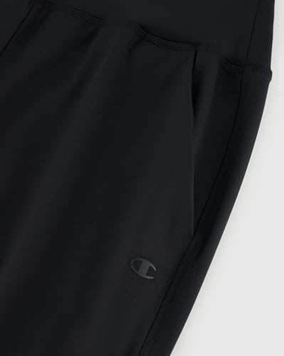 Champion Women's Legacy C-tech W (117663) -Compact Stretch Jersey High-Rise Jogger Sweatpants, Black (KK001), XL - Image 4