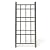 Dura-Trel Cottage 28 by 66 Inch Heavy Duty Weather Stabilized PVC Vinyl Outdoor Garden Patio Trellis with Ground Anchors, Mocha