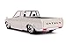 1972 Datsun 620 Pickup, White - Jada 31625DP1 - 1/24 Scale Diecast Model Toy Car but NO Box