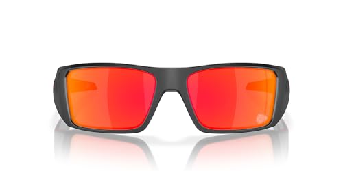 Oakley Sunglasses for Men - NFL Football Kansas City Chiefs Heliostat Sunglasses with Prizm Lens Technology - 61 - Matte Black/Prizm Ruby - image 1