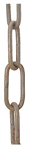 Image of B&P Lamp Steel Unfinished, Heavy Duty Straight-Sided Chain, 3 Ft. Length