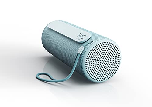 Image of We. by Loewe Hear 1 Compact Portable Bluetooth Party Speaker, 40W Music Power, 14 Hour Long Battery Life, IPX4 Water Resistant, USB-C Premium Wireless Speaker for Home & Travel, Blue