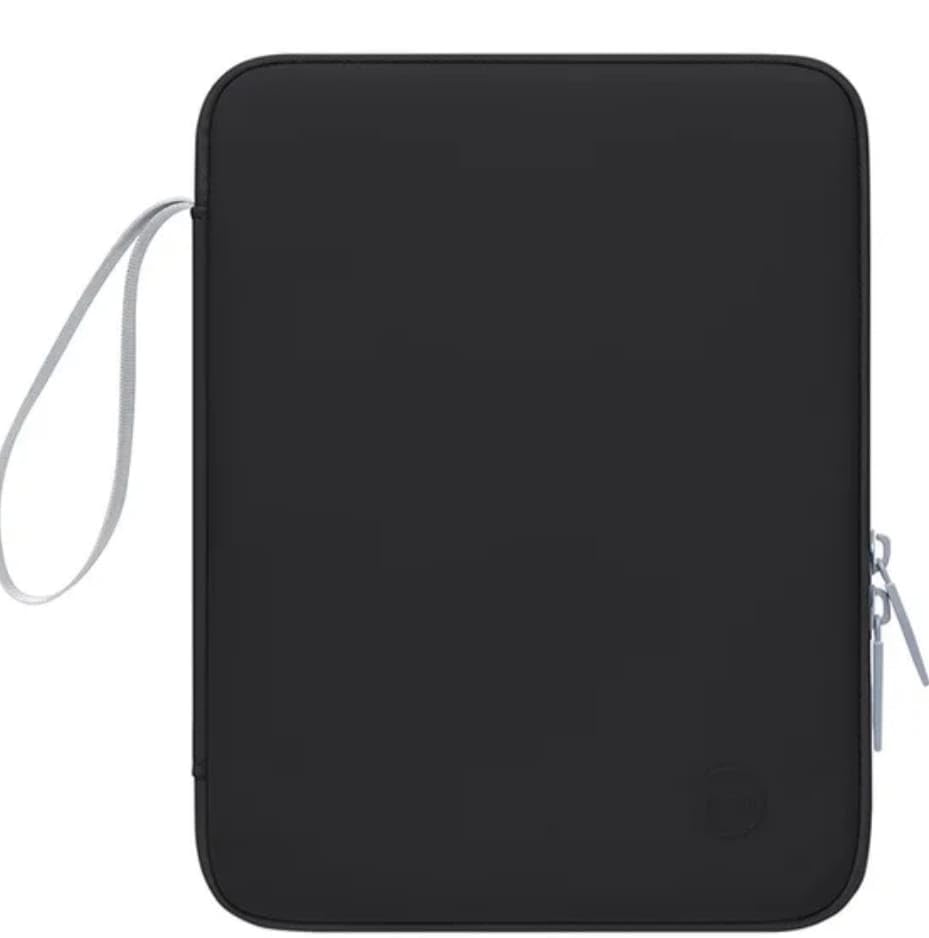 Capa Protetora para Tablet 13 Polegadas, Bolsa Organizadora Portátil com Alça, Resistente a Impactos, Preta (Preto)