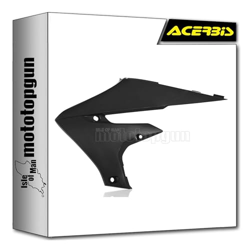 Radiator scoops acerbis 0022956.090 plastique noir yamaha yzf 450