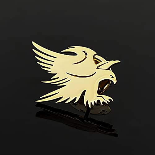 Image of Stainless Steel Animal Charm Badge Eagle Wings Bird Brooch and Pin