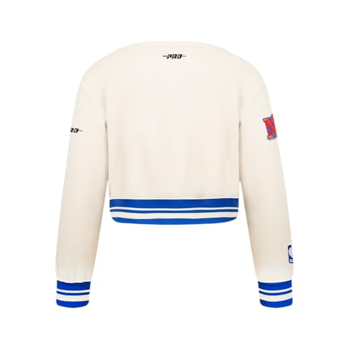 Image of Pro Standard Big Girls NBA Retro Classics Fleece Crewneck Sweatshirt