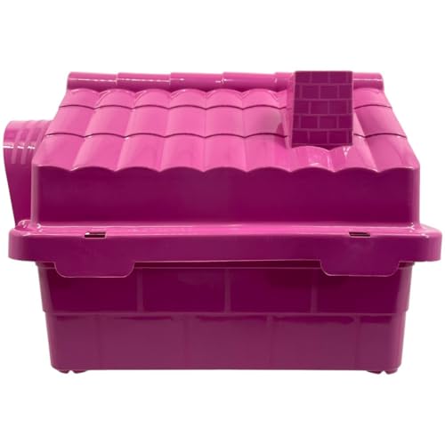 02x Casinhas Pet Cachorro Gato Conforto e Segurança Casa N1 (Rosa, N1)