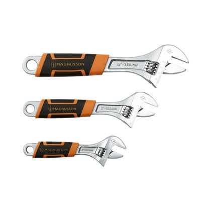 MAGNUSSON Llave inglesa de 6 pulgadas, 8 y 10 pulgadas, 3 piezas