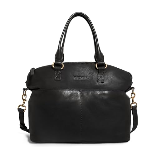 American Leather Co. Carrie Dome Satchel Crossbody Bag