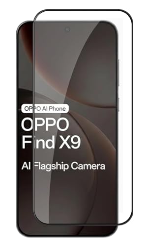 Image of HD Tempered Glass Screen Protector Compatible for Oppo Find X9 5G with Edge to Edge coverage and Easy Installation kit