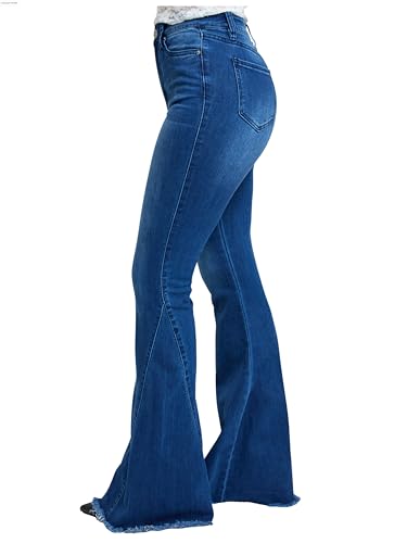 YMI Womens Jeans Gigi High-Rise Extreme Fit & Flare, N02, 9 Blue2