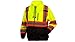 Pyramex Safety RCSZH3310X5 RCSZH33 Series Sweatshirts Canadian premium zipper sweatshirt - 5X large, Hi-Vis Lime