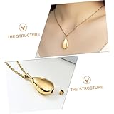 LALADEFIEE Collar Colgante De Urna De Perfume Joyas De...