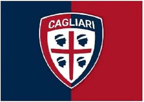 Sfiziosa Bandiera Tifoso Calcio Cagliari Prodotto Ufficiale Misura 100x140 cm
