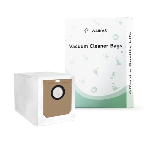 Image of WAIKAS 20 Pack Dust Bags for Eufy L60 /L50 Series Robot Vacuum Cleaners - 2.5L Large Capacity Vacuum Bags for Eufy L60 SES, L50 SES - Replacement Parts /Accessories