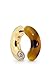 Kate Spade New York Interlock Huggies, Tortoise Acetate, Cubic Zirconia Embellished, Fashion Hoop Earrings for Women