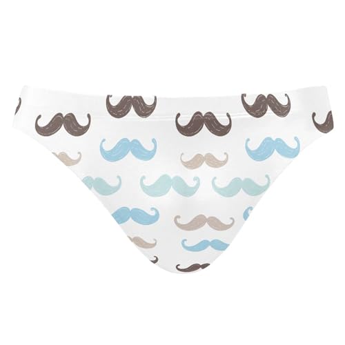 Father Day Beard Mustache Swim Briefs for Men Swimsuit Bikini Swimwear XXXL B0403504
