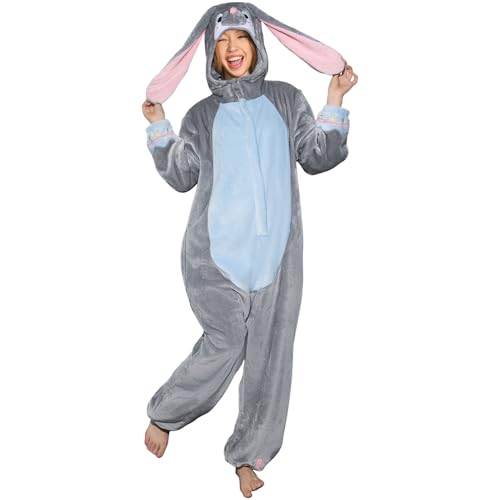 OLAOLA Adult Onesie Bunny Halloween Costume Animal One-Piece Pajamas
