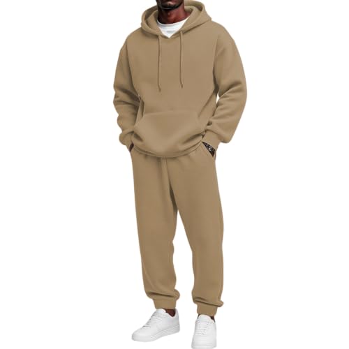 Sweat Set for Men Hoodies and Sweatpants Mens 2 Piece Outfits - image 2
