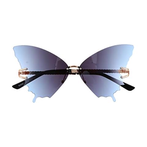 SOIMISS Gafas de sol sin montura de mariposa Cover